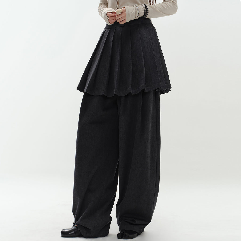 ENDO_PER_SE_Pleated_Preppy_Style_Women's_Polyester_Wide-leg_Pants_846454304068_MISSTT