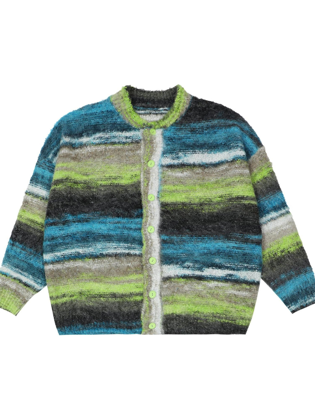 EZEK American Vintage Slouchy Loose Knit Buttoned Women's Knit Cardigans