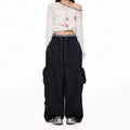 EZEK_Apple_Green_Vintage_Utility_Cargo_Pockets_Women's_Polyester_Wide-leg_Pants_919389249466_MISSTT