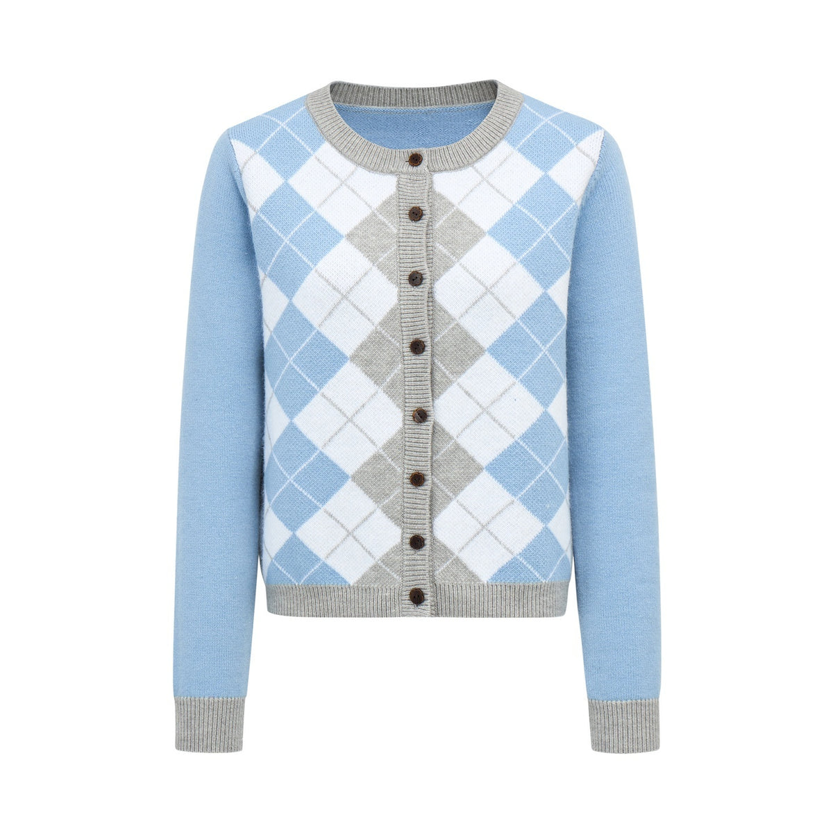 EZEK_Argyle_Color_Block_Knit_Women's_Polyester_Cardigans_1077816399016_MISSTT