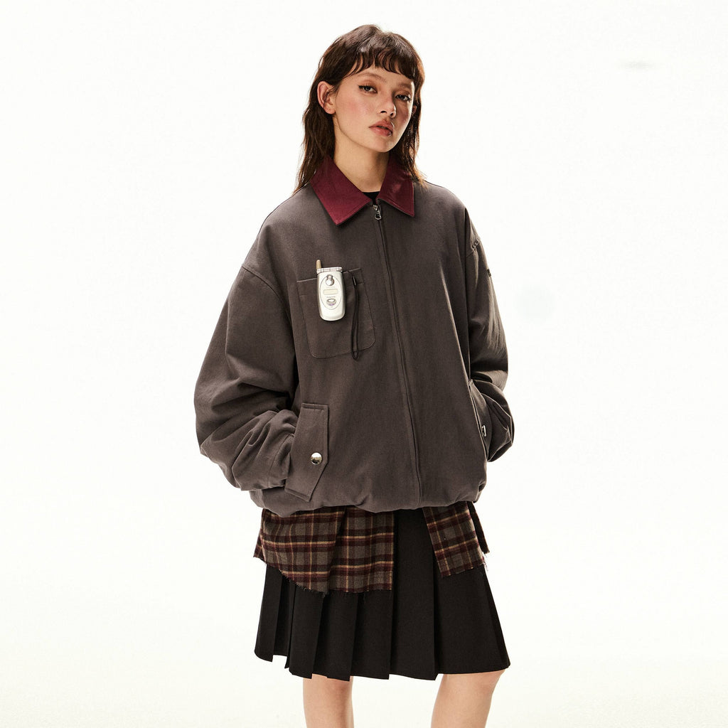 EZEK_Barn_Oversized_Pocketed_Zippered_Lapel_Workwear_Women's_Cotton_Trench_Coats_859965009069_MISSTT