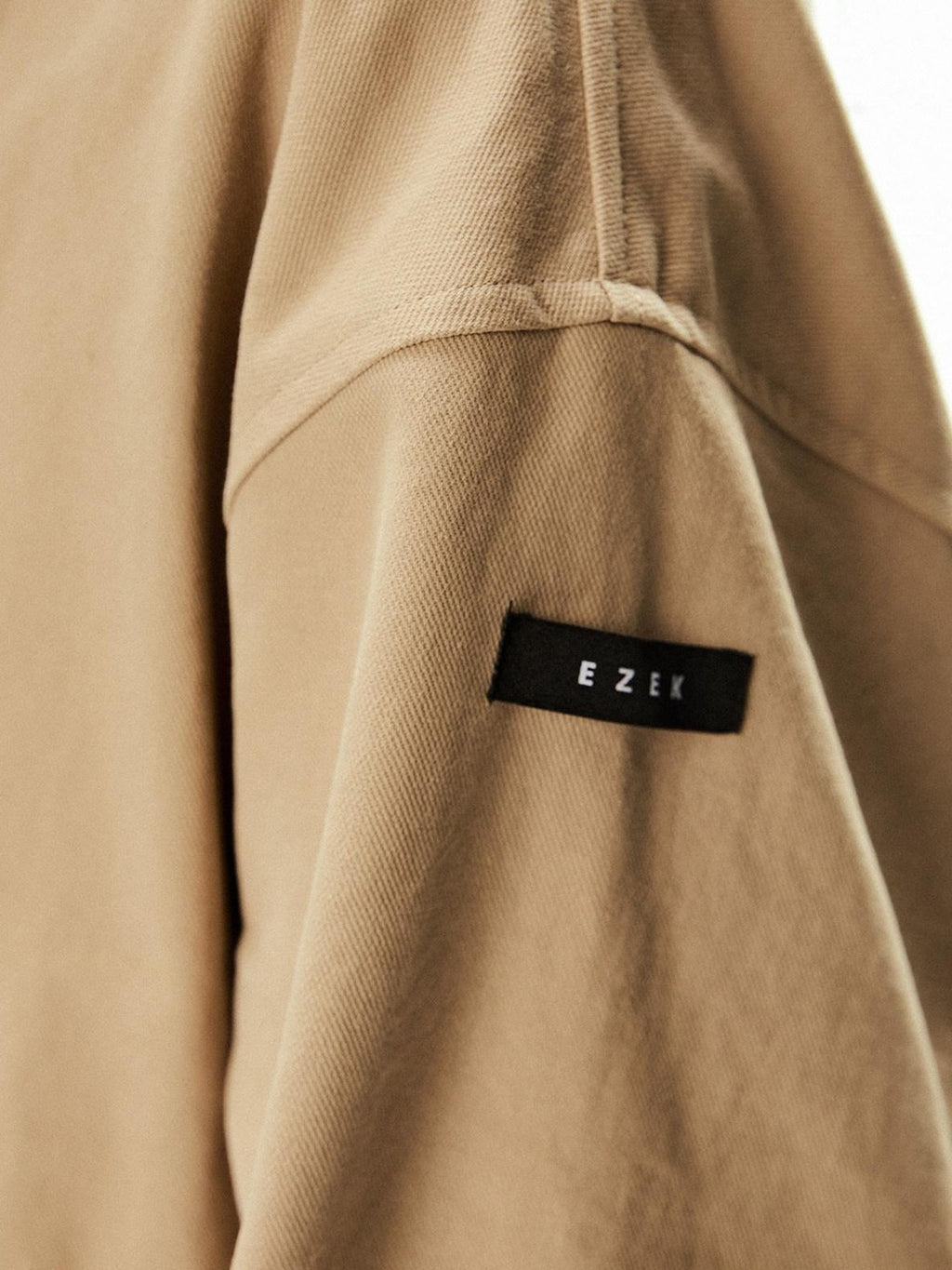 EZEK Barn Oversized Pocketed Zippered Lapel Workwear Women's Cotton Trench Coats