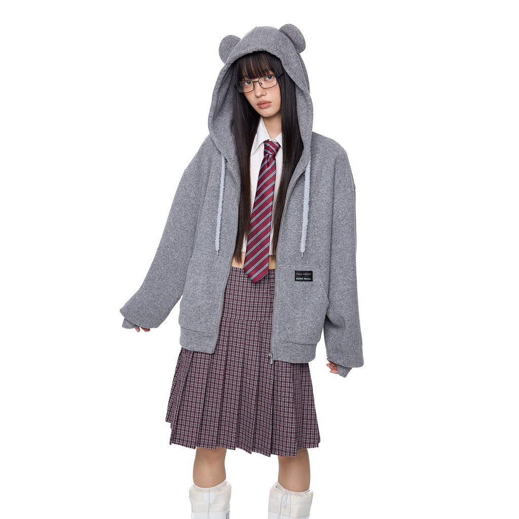 EZEK_Bear_Ear_Drawstring_Hood_Loose_Side_Pockets_Women's_Cotton_Zip-up_Hoodies_962473616873_MISSTT