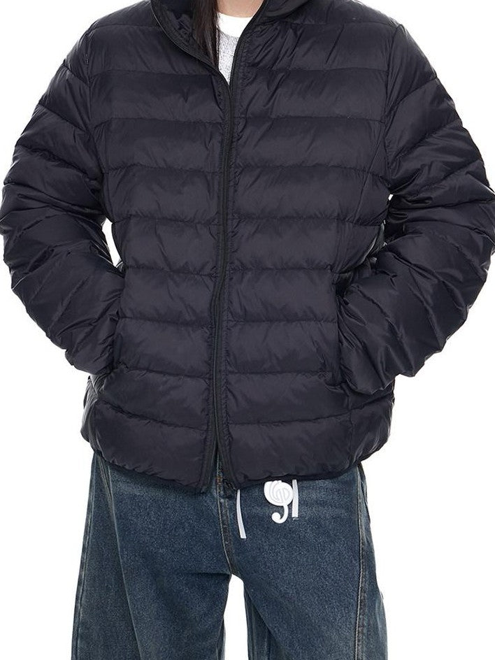 EZEK Bear Ear Ribbed Quilted Loose Hooded Women's White Duck Down Down Jackets