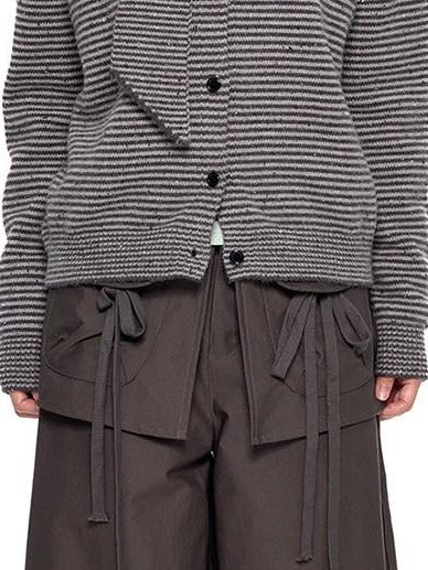EZEK Black White Polka Dot Knit Stand Collar Women's Polar Fleece Button-up Cardigans