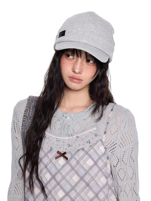 EZEK Breathable Knit Short Brim Solid Color Women's Baseball Caps