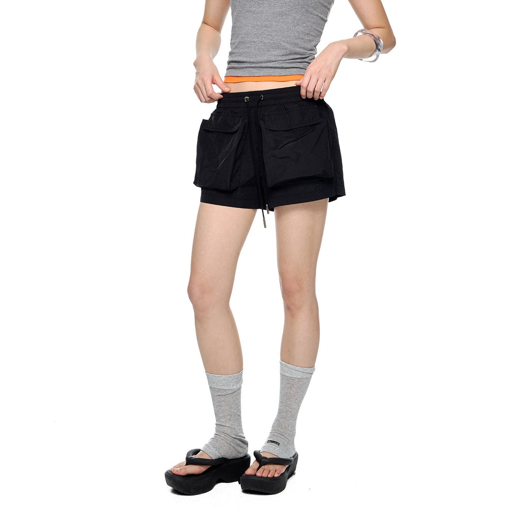 EZEK_Breathable_Quick_Dry_Low_Rise_Gathered_Pocket_Women's_Polyester_Athletic_Shorts_1018239507117_MISSTT