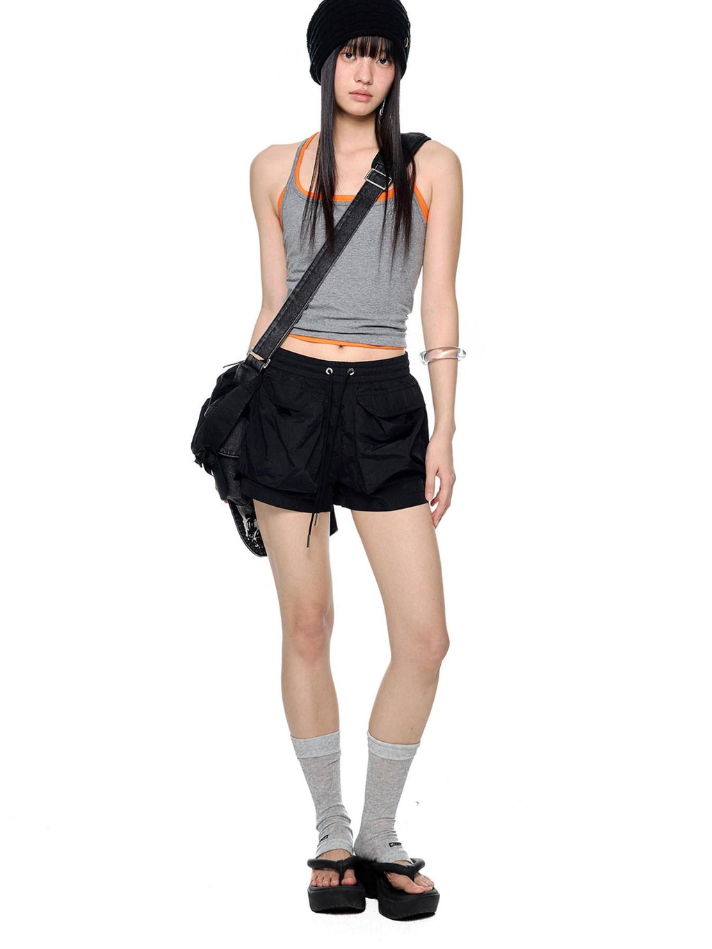 EZEK Breathable Quick Dry Low Rise Gathered Pocket Women's Polyester Athletic Shorts