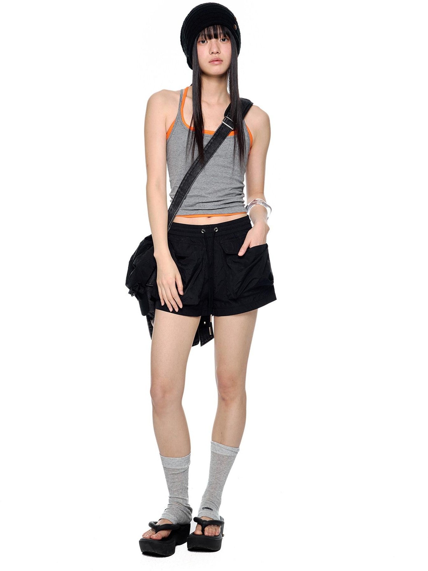 EZEK Breathable Quick Dry Low Rise Gathered Pocket Women's Polyester Athletic Shorts