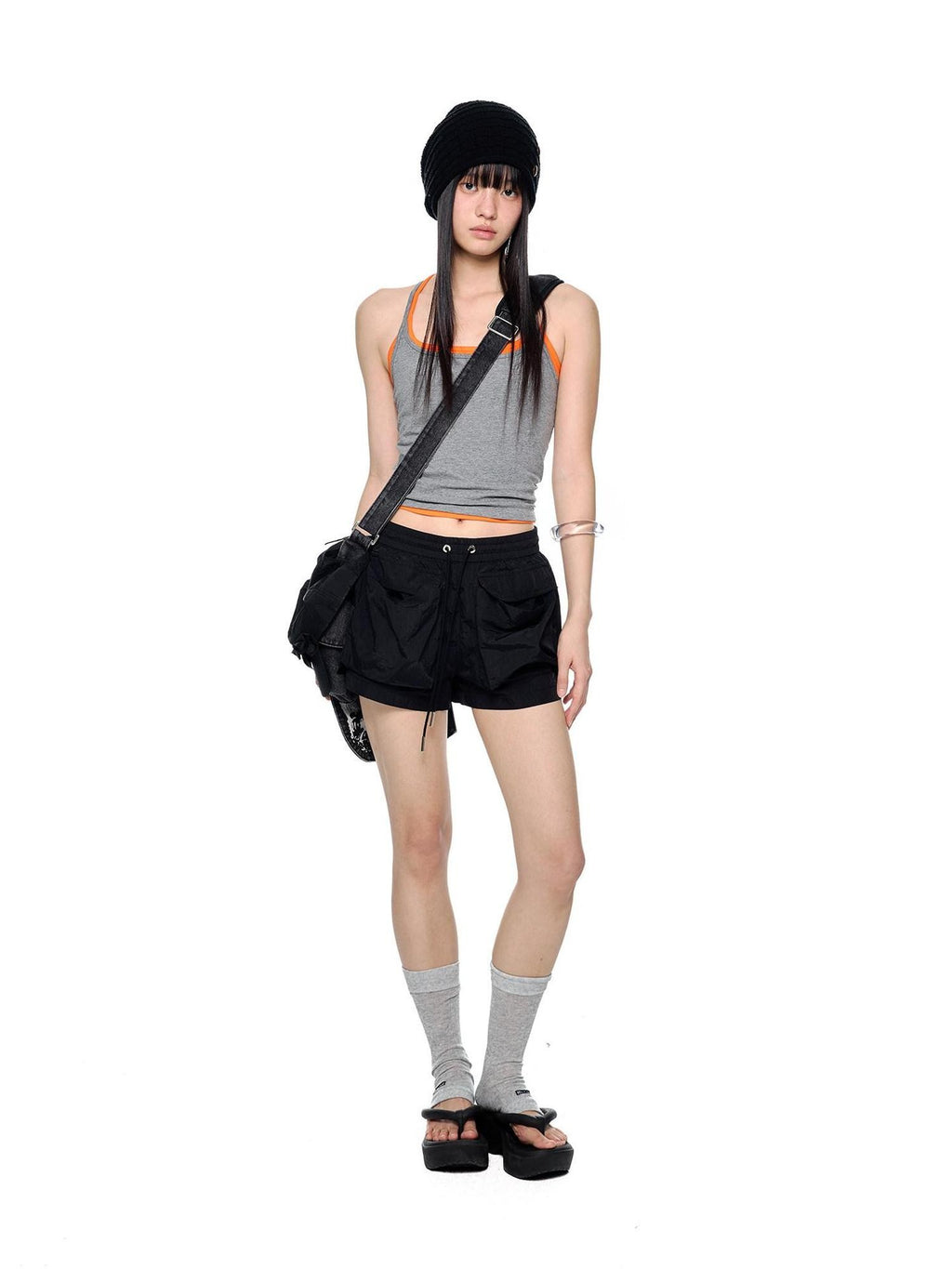 EZEK Breathable Quick Dry Low Rise Gathered Pocket Women's Polyester Athletic Shorts