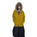 EZEK_Charcoal_Detachable_Fur_Collar_Knit_Hooded_Women's_Acrylic_Blend_Zip-up_Hoodies_977203171914_MISSTT