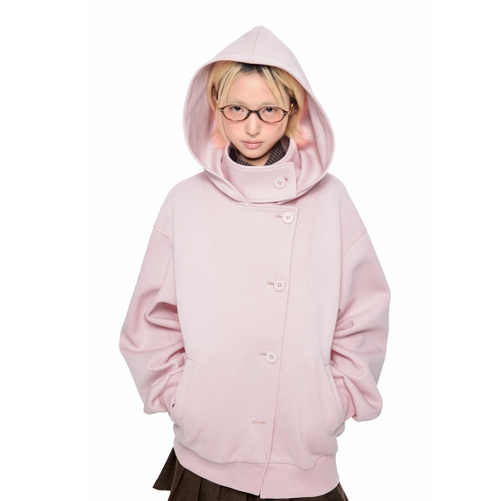 EZEK_College_Buttoned_Hooded_Short_Single_Breasted_Women's_Polyester_Fleece_Jackets_999552483455_MISSTT