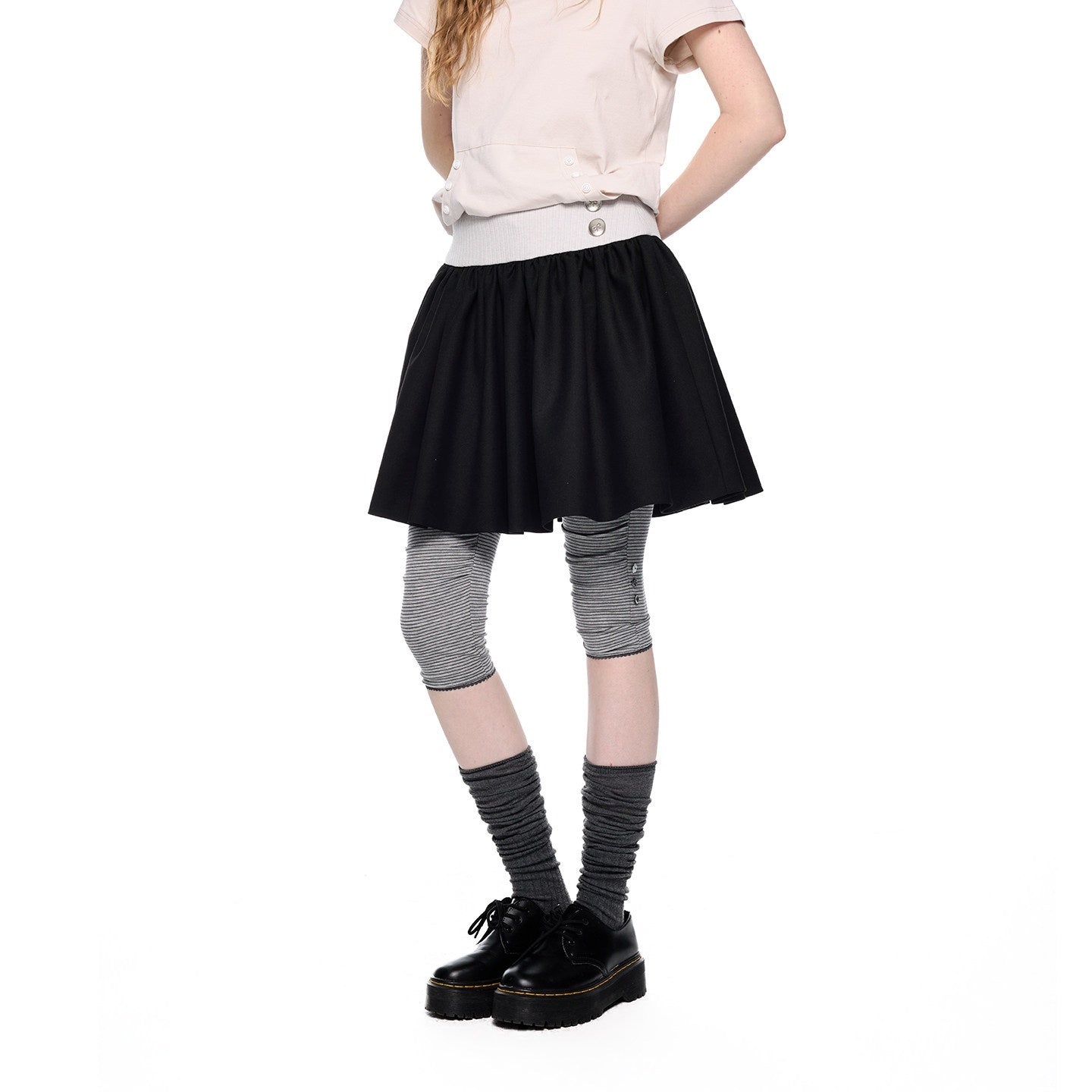 EZEK_Colorblock_Patchwork_High_Waist_A_Line_Women's_Cotton_Mini_Skirts_1047940645046_MISSTT