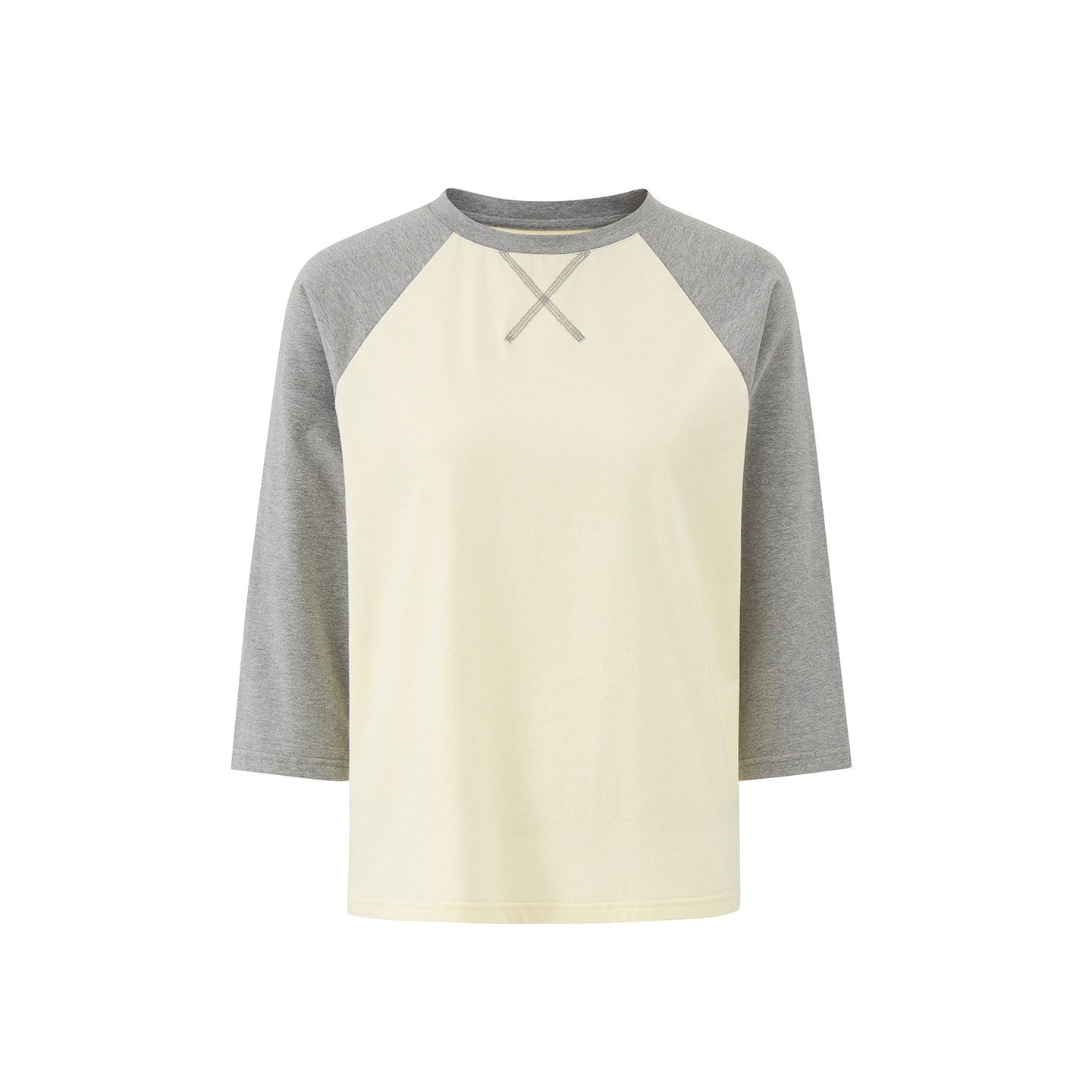 EZEK_Contrast_Striped_Polka_Dot_Raglan_Loose_Women's_Cotton_Short_Sleeve_T-shirts_1057164258673_MISSTT
