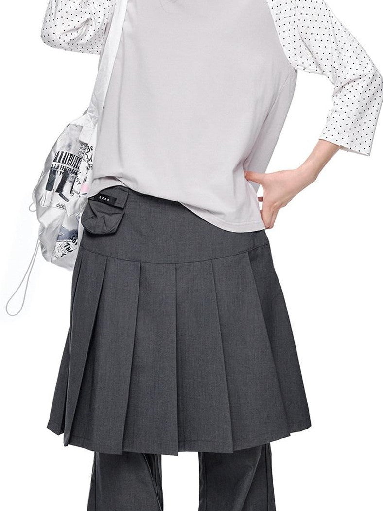 EZEK Contrast Striped Polka Dot Raglan Loose Women's Cotton Short Sleeve T-shirts