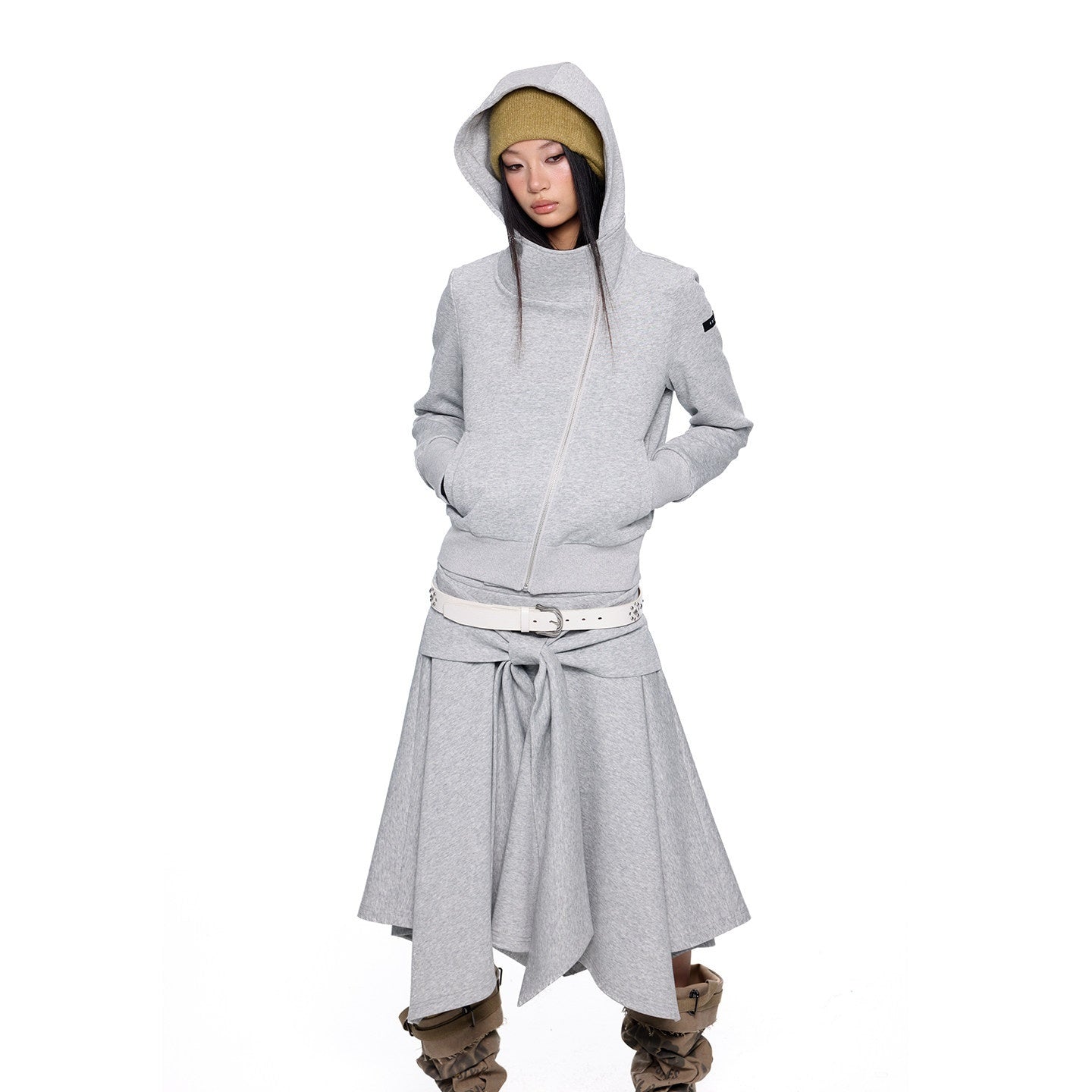 EZEK_Cropped_Vintage_Slanted_Zipper_Print_Women's_Cotton_Blend_Zip-up_Hoodies_1013310735246_MISSTT