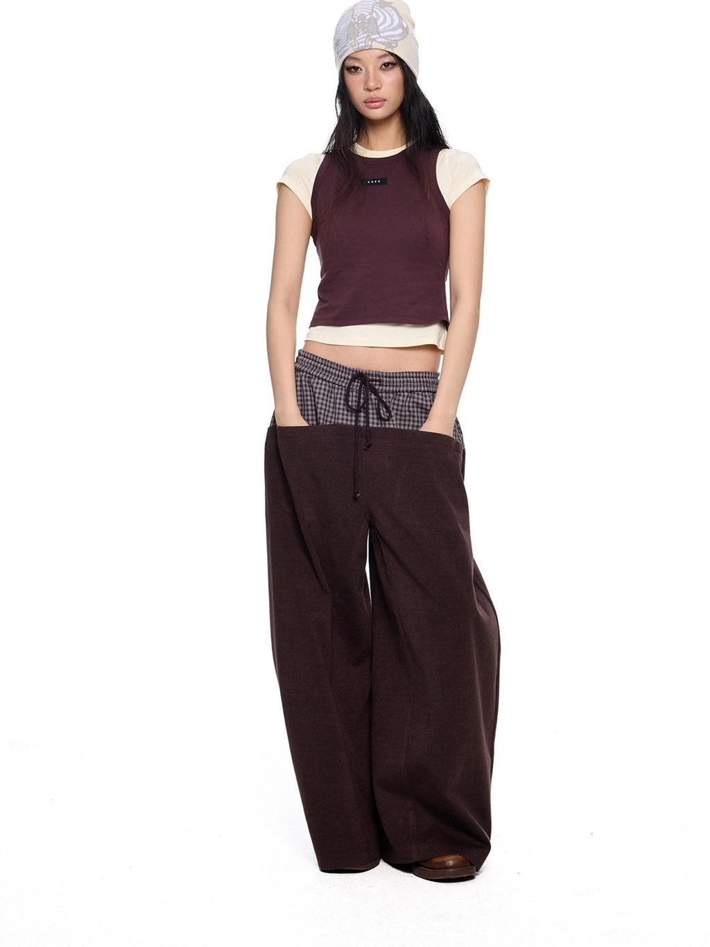 EZEK Dopamine Two Piece Print Slim Fit Short Sleeve Women's Cotton Crop Tops