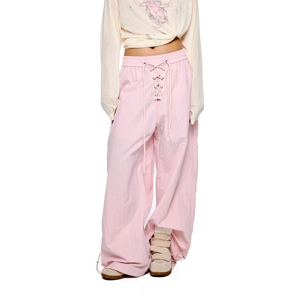 EZEK_Drawstring_Low_Rise_Textured_Quick_Dry_Women's_Nylon_Wide-leg_Pants_1018192111361_MISSTT