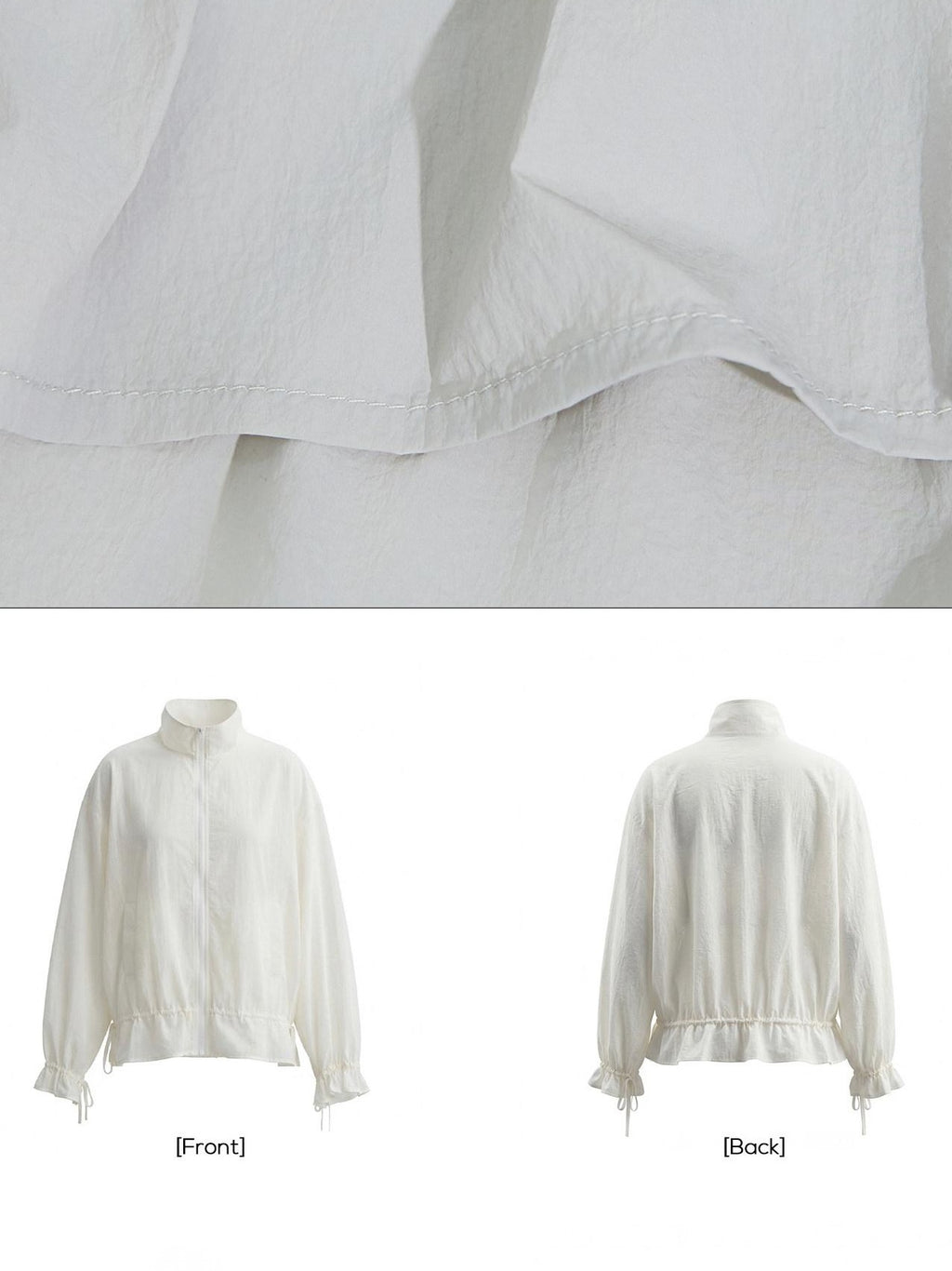 EZEK Drawstring Quick Dry Zipper Pocket Women's Nylon Long Sleeve Rash Guards