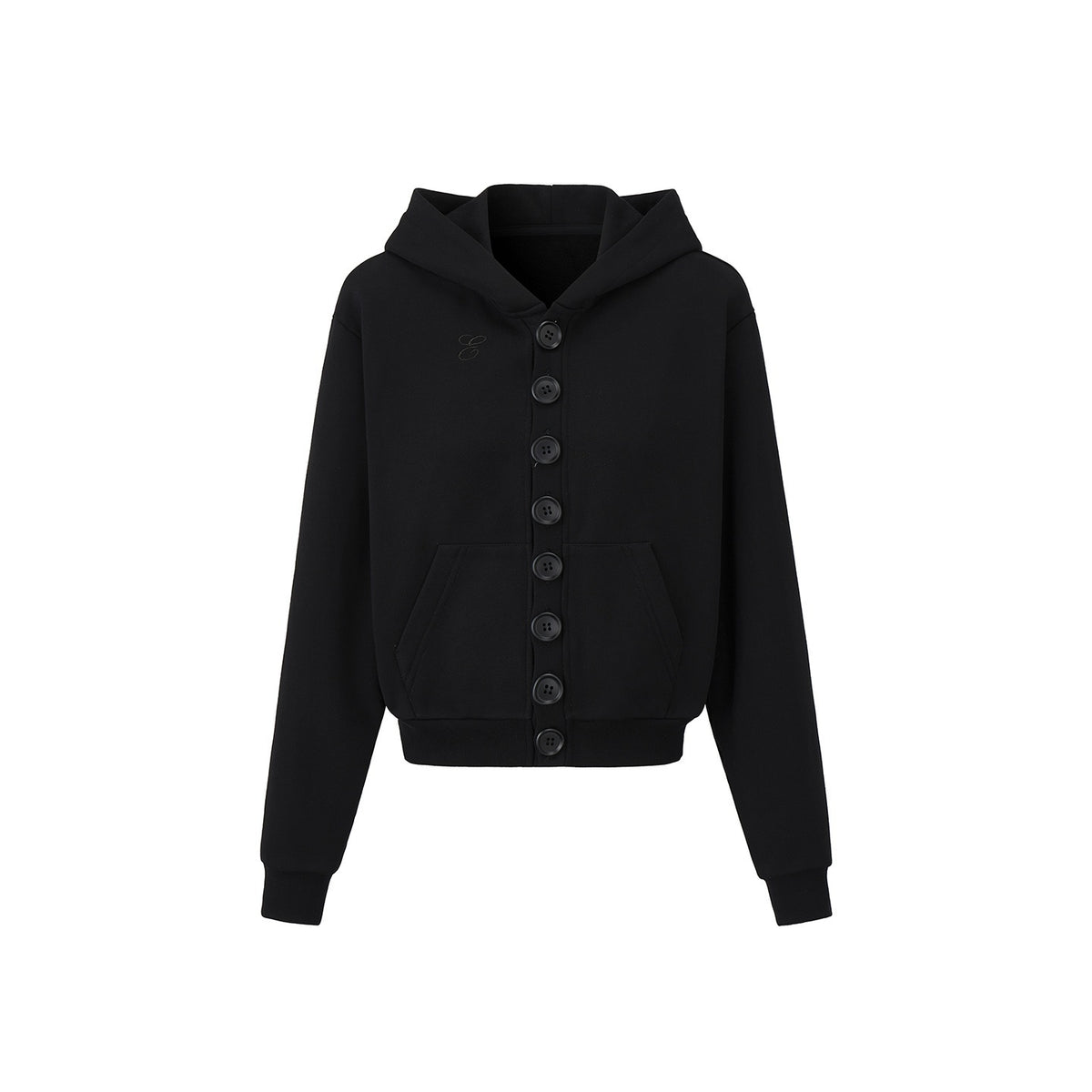 EZEK_Embroidered_Multi_Button_Cropped_Hooded_Women's_Cotton_Zip-up_Hoodies_1063362243334_MISSTT