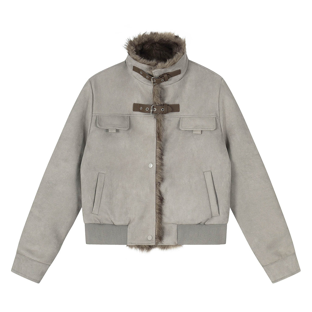 EZEK_Faux_Fur_Patchwork_Stand_Collar_Zipper_Women's_Fleece_Lined_Moto_Jackets_986195876364_MISSTT