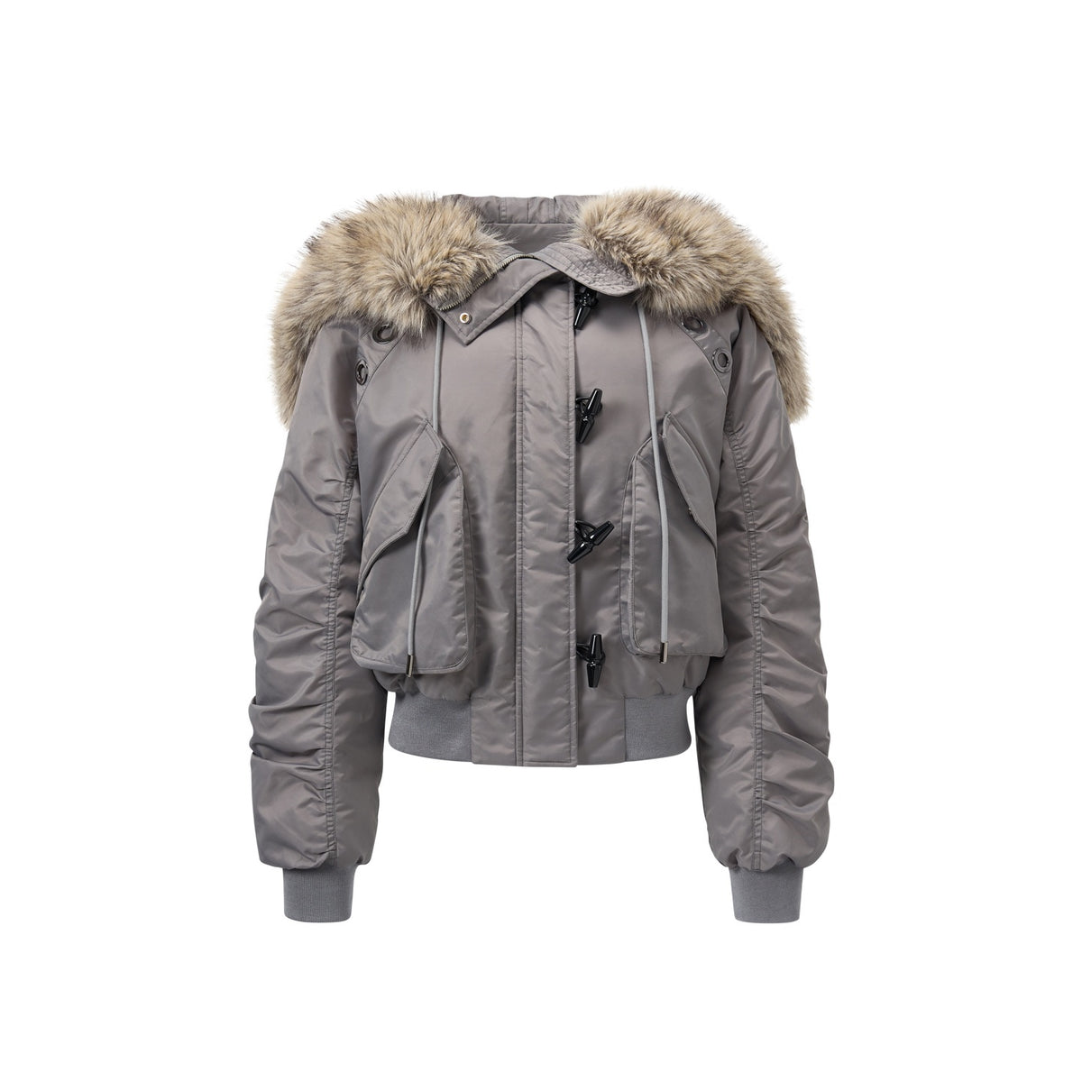 EZEK_Faux_Fur_Trim_Hooded_Cropped_90_White_Duck_Down_Women's_Nylon_Down_Jackets_1080424359544_MISSTT
