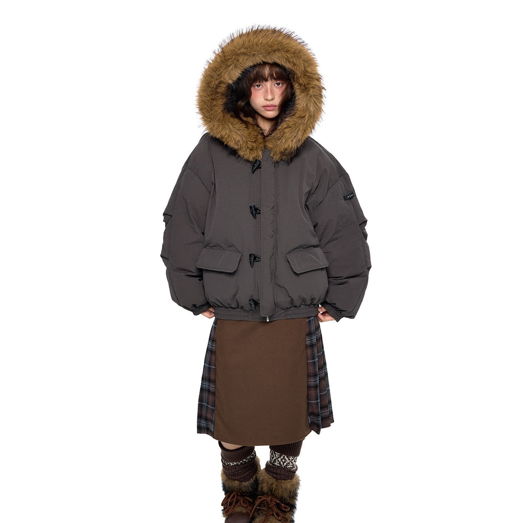 EZEK_Fixed_Fur_Trim_Hood_Utility_Toggle_Closure_Loose_Women's_Polyester_Down_Jackets_981060210393_MISSTT