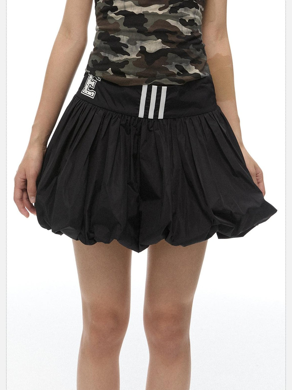 EZEK Flowerbud Cake Puff Pocket A Line Women's Polyamide Tiered Skirts