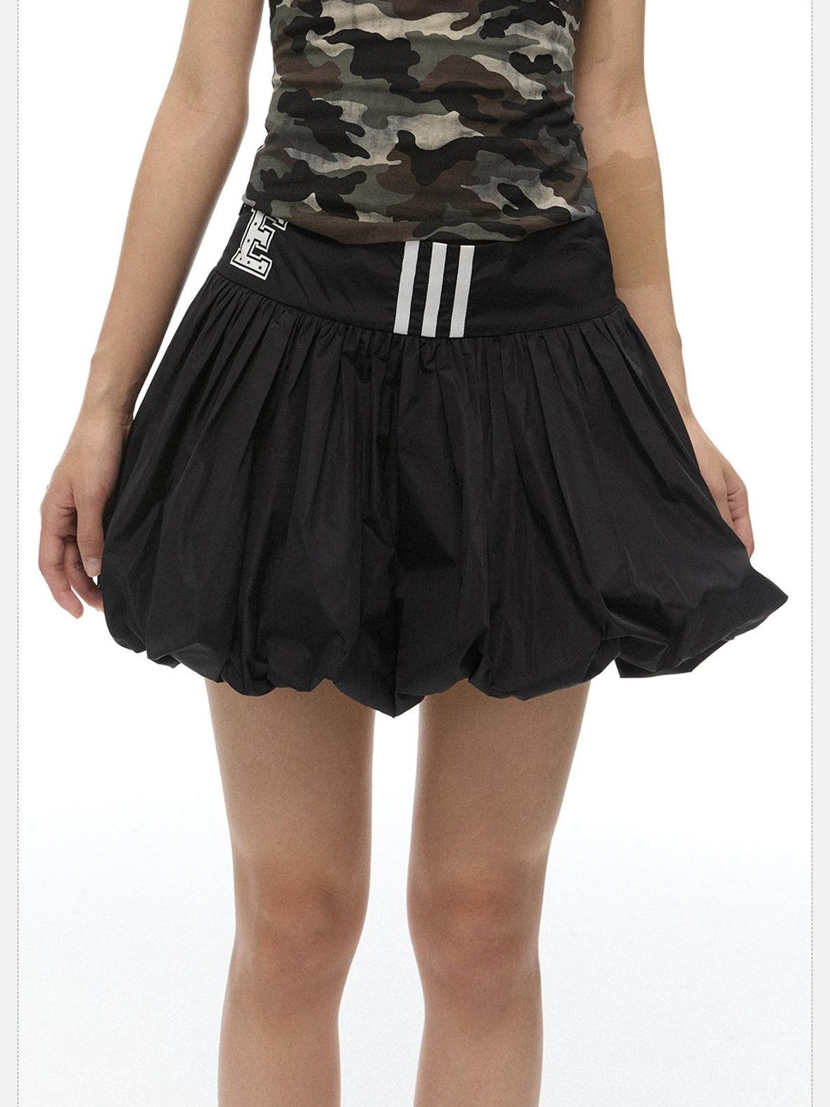EZEK Flowerbud Cake Puff Pocket A Line Women's Polyamide Tiered Skirts