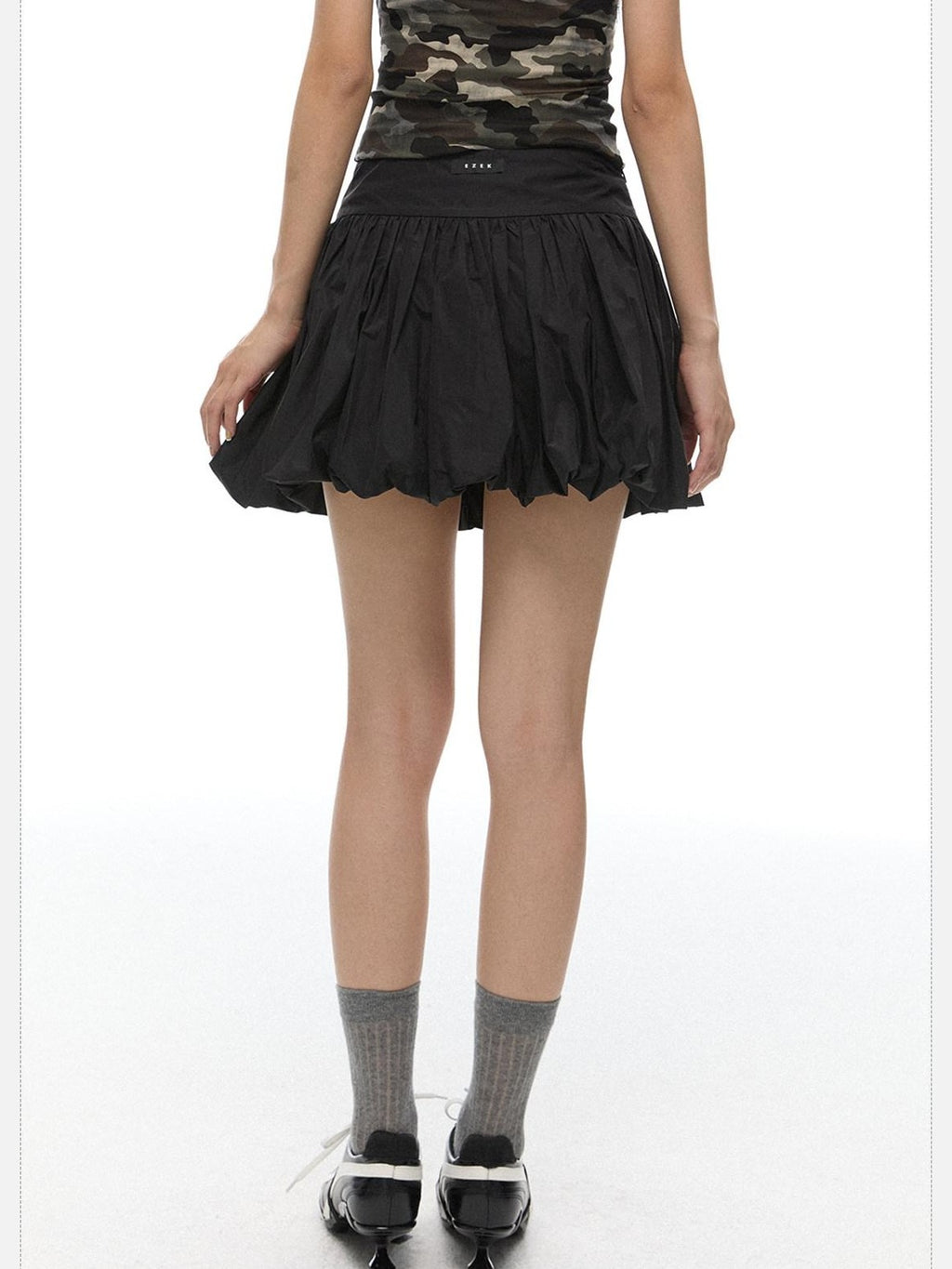 EZEK Flowerbud Cake Puff Pocket A Line Women's Polyamide Tiered Skirts