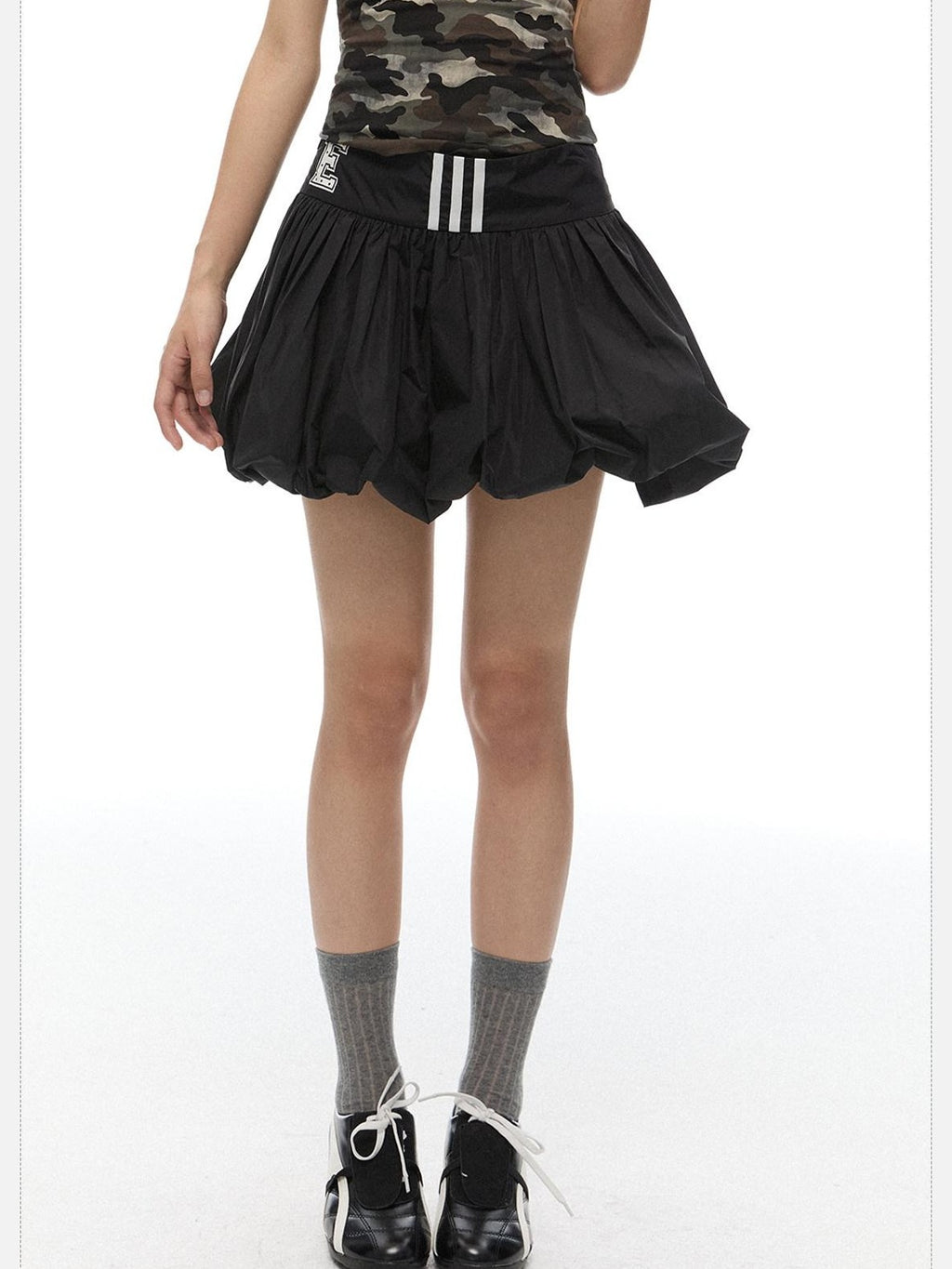 EZEK Flowerbud Cake Puff Pocket A Line Women's Polyamide Tiered Skirts