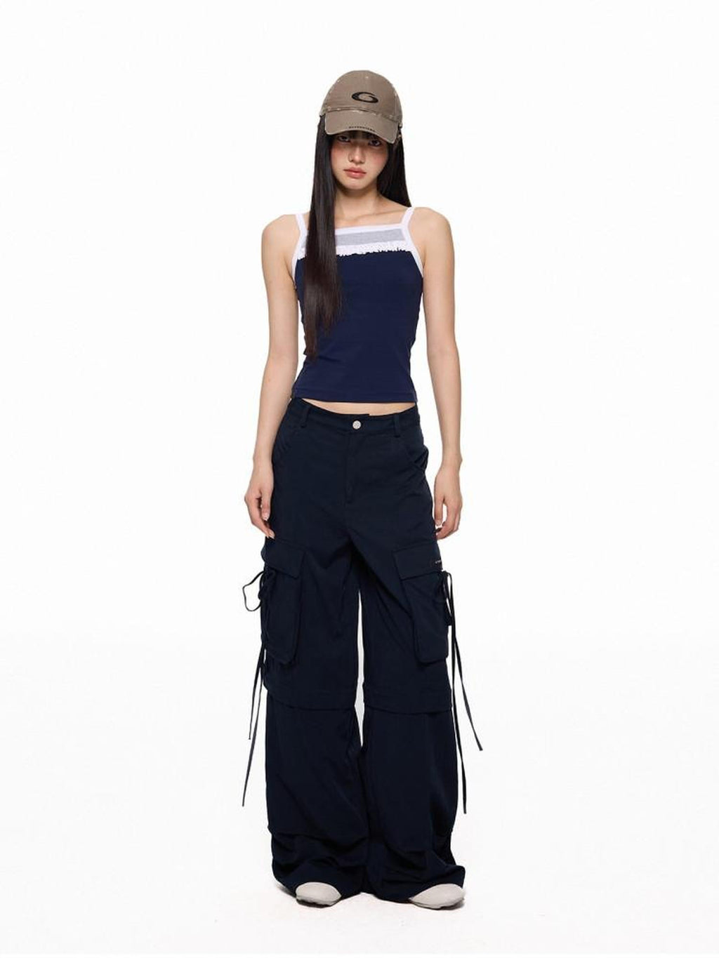 EZEK French Romantic Strappy Slim Fit Printed Women's Cotton Spandex Camisoles