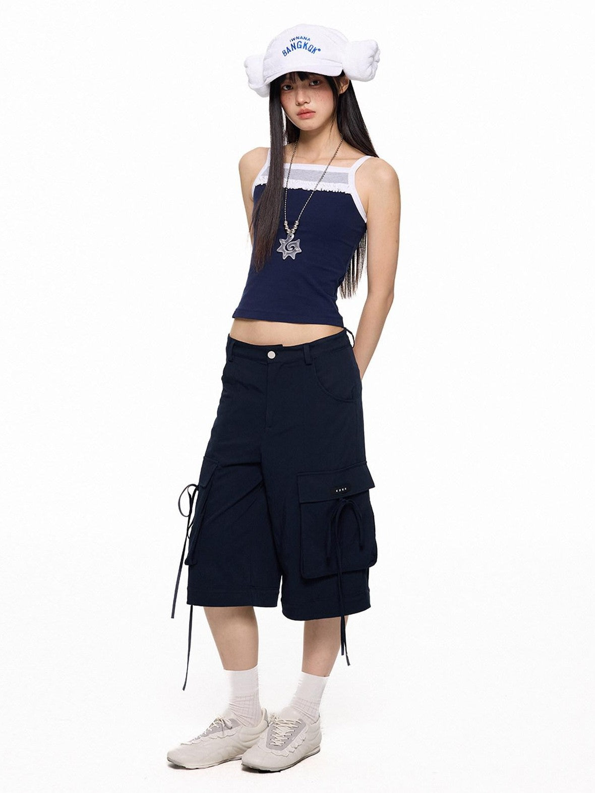 EZEK French Romantic Strappy Slim Fit Printed Women's Cotton Spandex Camisoles