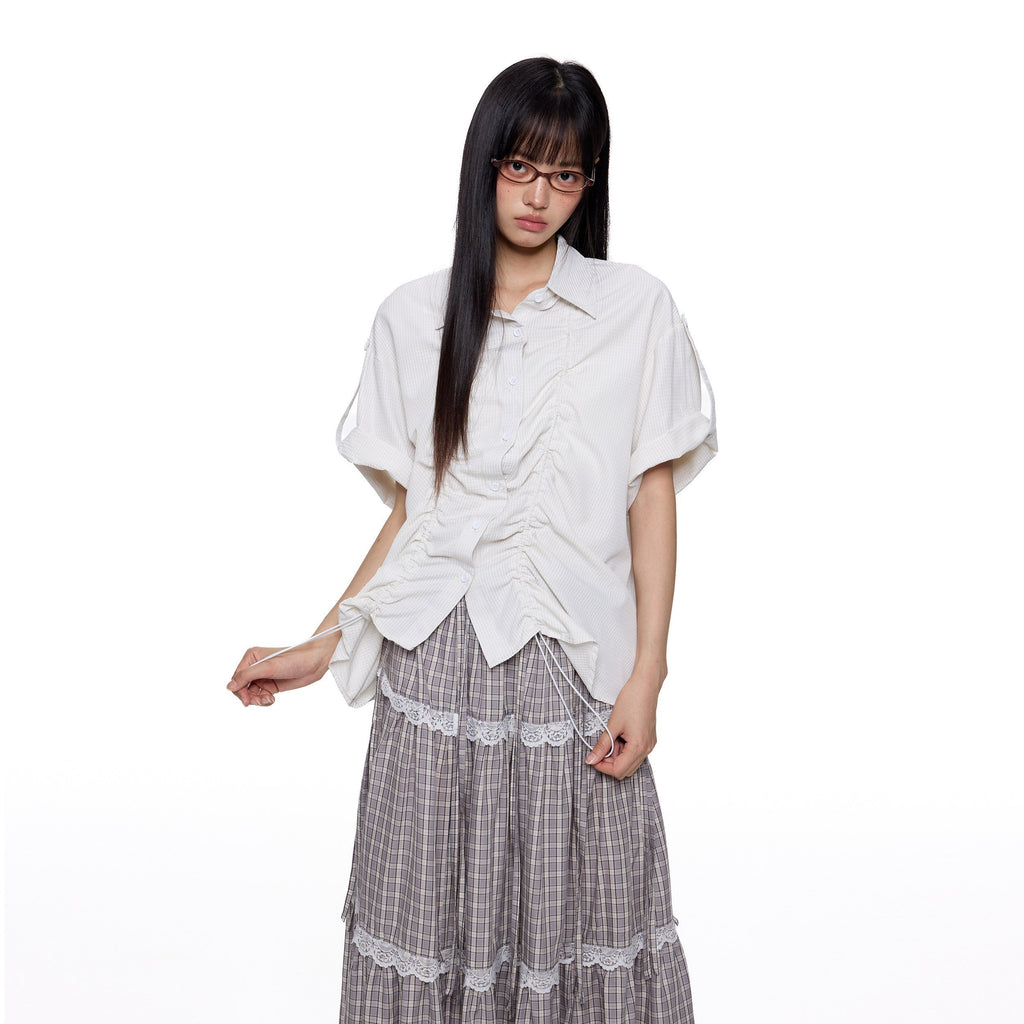 EZEK_French_Striped_Lapel_Button_Short_Sleeve_Women's_Lightweight_Breathable_Blouses_922952881572_MISSTT