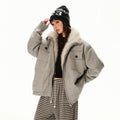EZEK_Fuzzy_Solid_Knit_Stand_Collar_Zippered_Women's_Cotton_Puffer_Jackets_856771612256_MISSTT