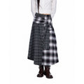 EZEK_Gray_Plaid_Colorblock_Patchwork_Mid_Waist_Women's_Cotton_A-line_Skirts_982392688326_MISSTT