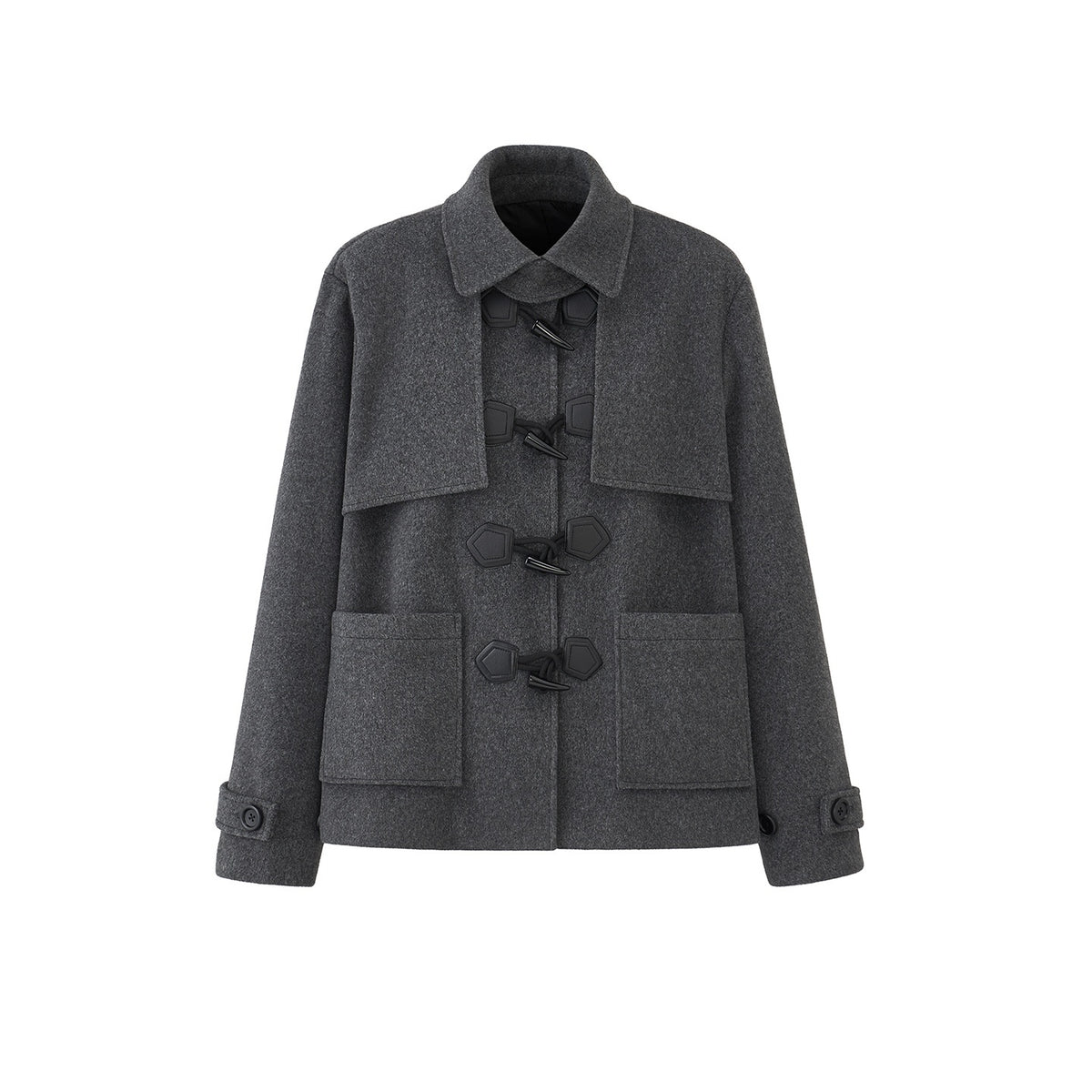 EZEK_Horn_Button_Lapel_Midi_Length_Retro_Women's_Polyester_Casual_Jackets_1073687940716_MISSTT