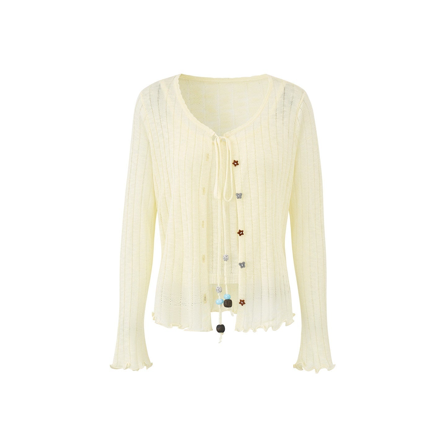 EZEK_Lightweight_Breathable_Knitted_Button_Two_Piece_Women's_Viscose_Blend_Cardigans_1057983797981_MISSTT
