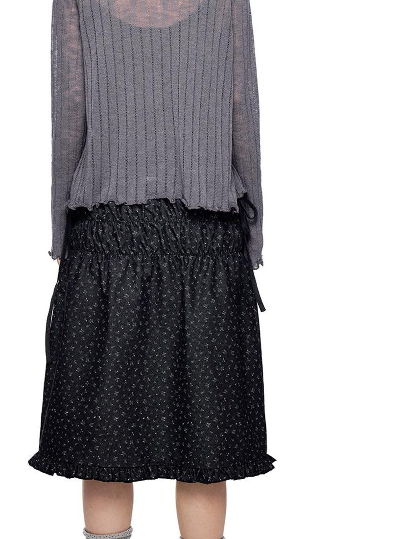 EZEK Lightweight Breathable Knitted Button Two Piece Women's Viscose Blend Cardigans