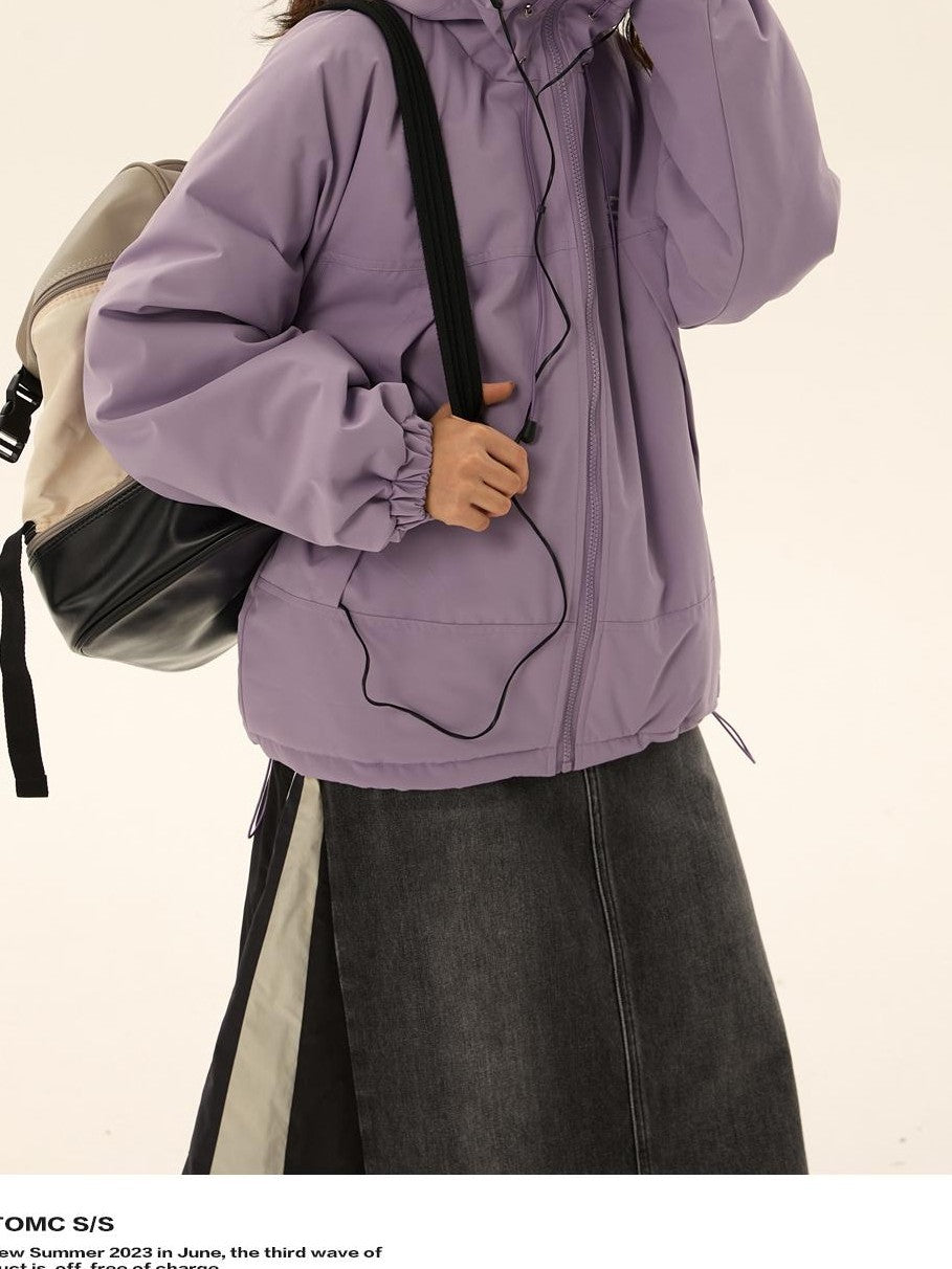 EZEK Lightweight Hooded Drawstring Hem Women's Windbreakers