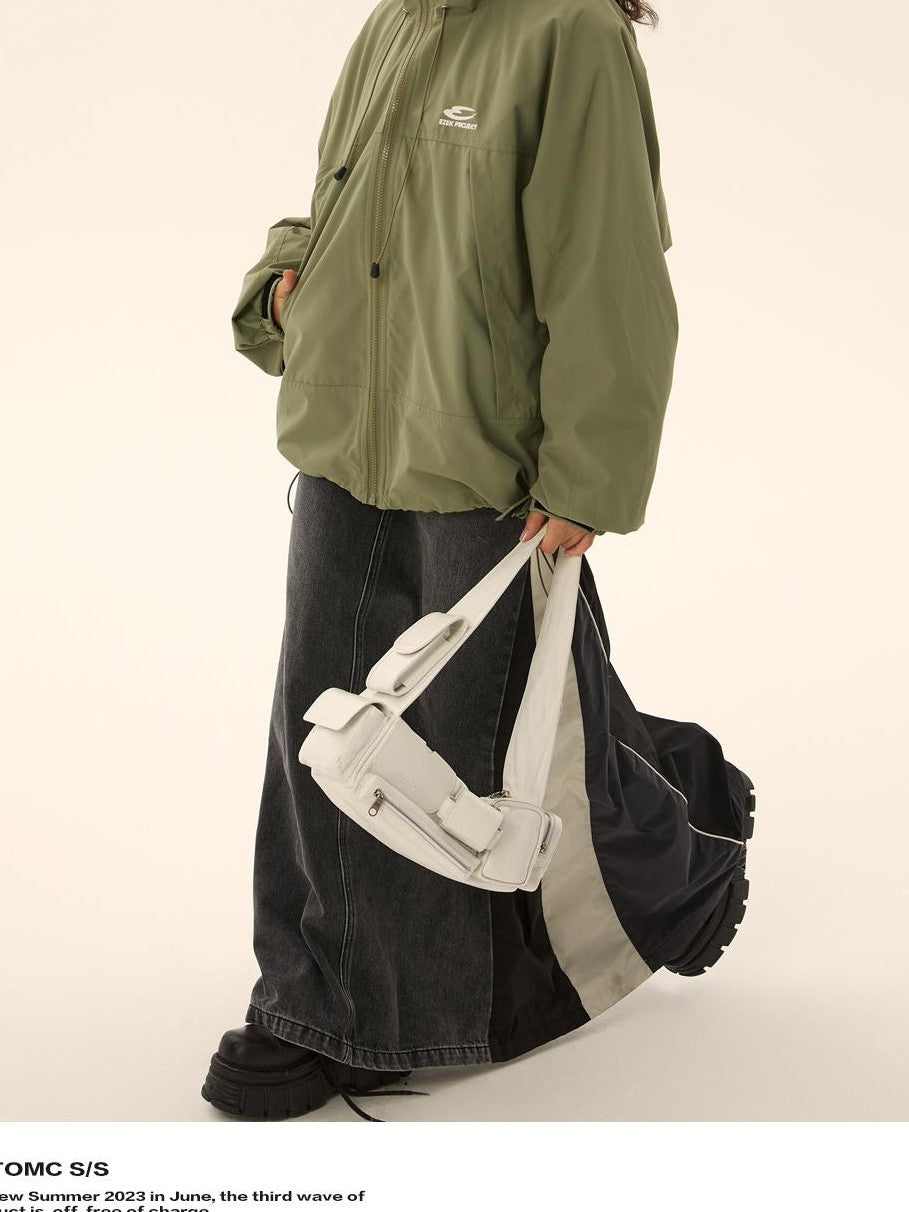 EZEK Lightweight Hooded Drawstring Hem Women's Windbreakers