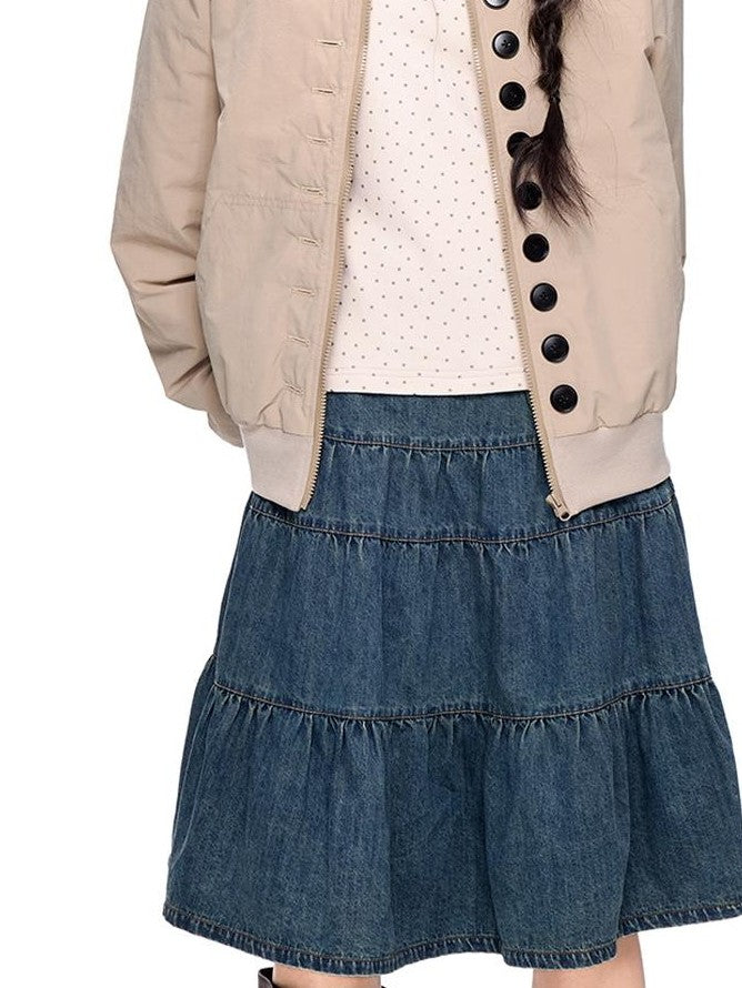 EZEK Multi Button Hooded Utility Women's Puffer Jackets