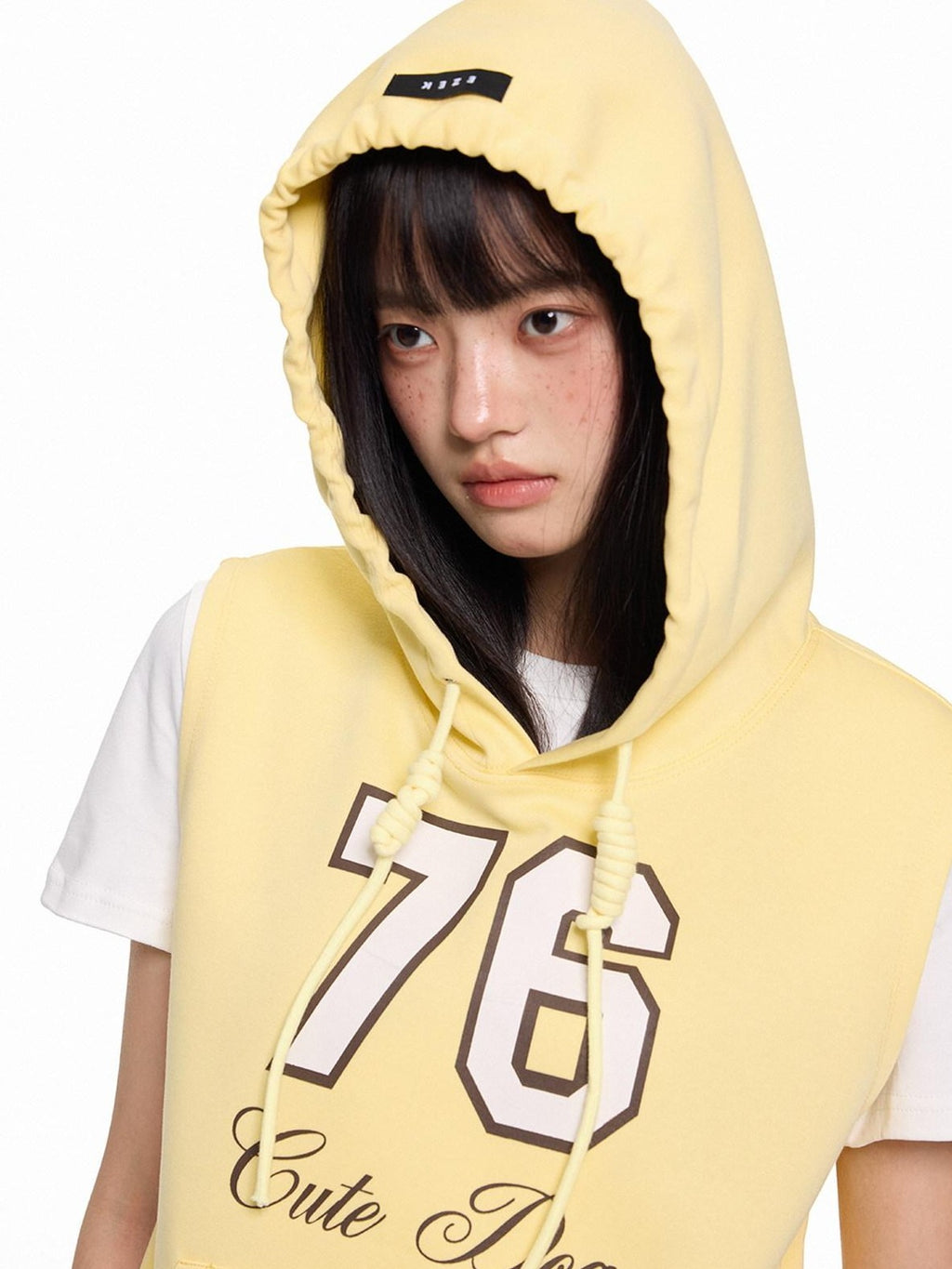 EZEK Navy Yellow Hooded Collegiate Jersey Women's Cotton Sport Top & Shorts Sets