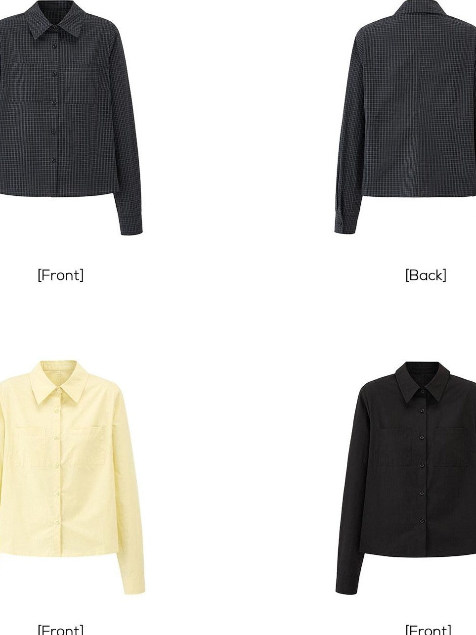 EZEK Plaid Button Front Collared Women's Pure Cotton Short Sleeve Slim Fit Blouses