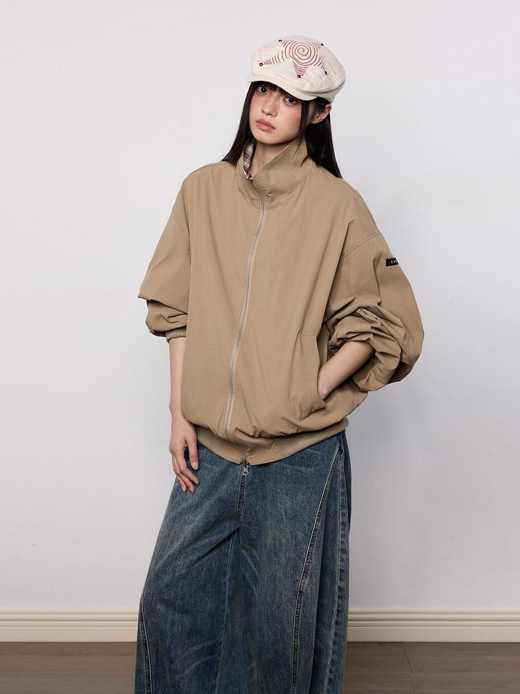 EZEK Plaid Reversible Workwear Women's Nylon Stretch Utility Jackets