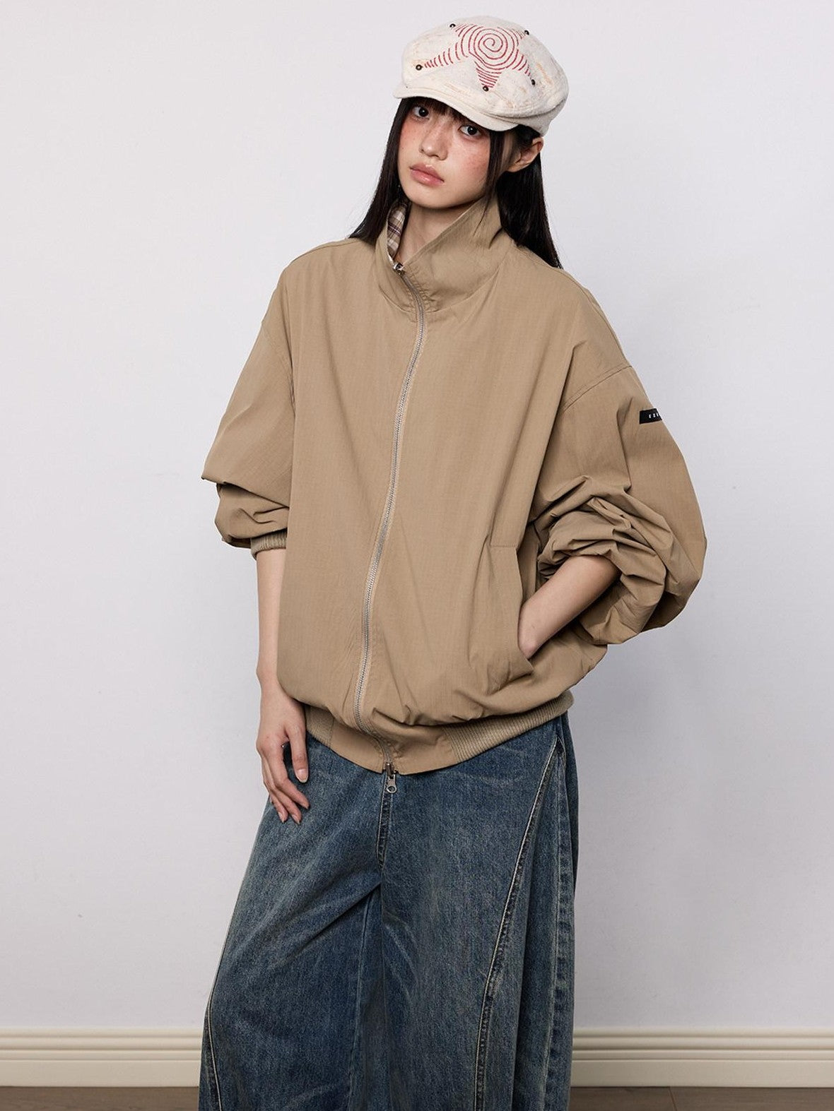 EZEK Plaid Reversible Workwear Women's Nylon Stretch Utility Jackets