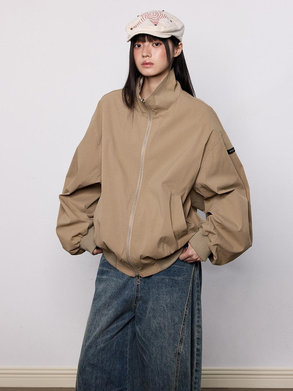 EZEK Plaid Reversible Workwear Women's Nylon Stretch Utility Jackets