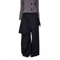 EZEK_Pleated_Lace_Splice_Detachable_Flap_Women's_Polyester_Straight-leg_Pants_1063155488719_MISSTT