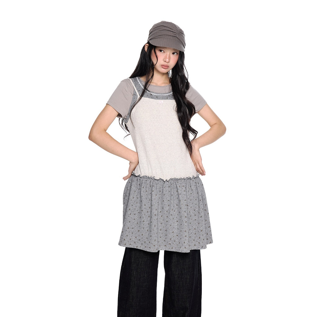 EZEK_Polka_Dot_Color_Block_Spliced_Layered_Puff_Women's_Casual_Midi_Dresses_1049465673149_MISSTT