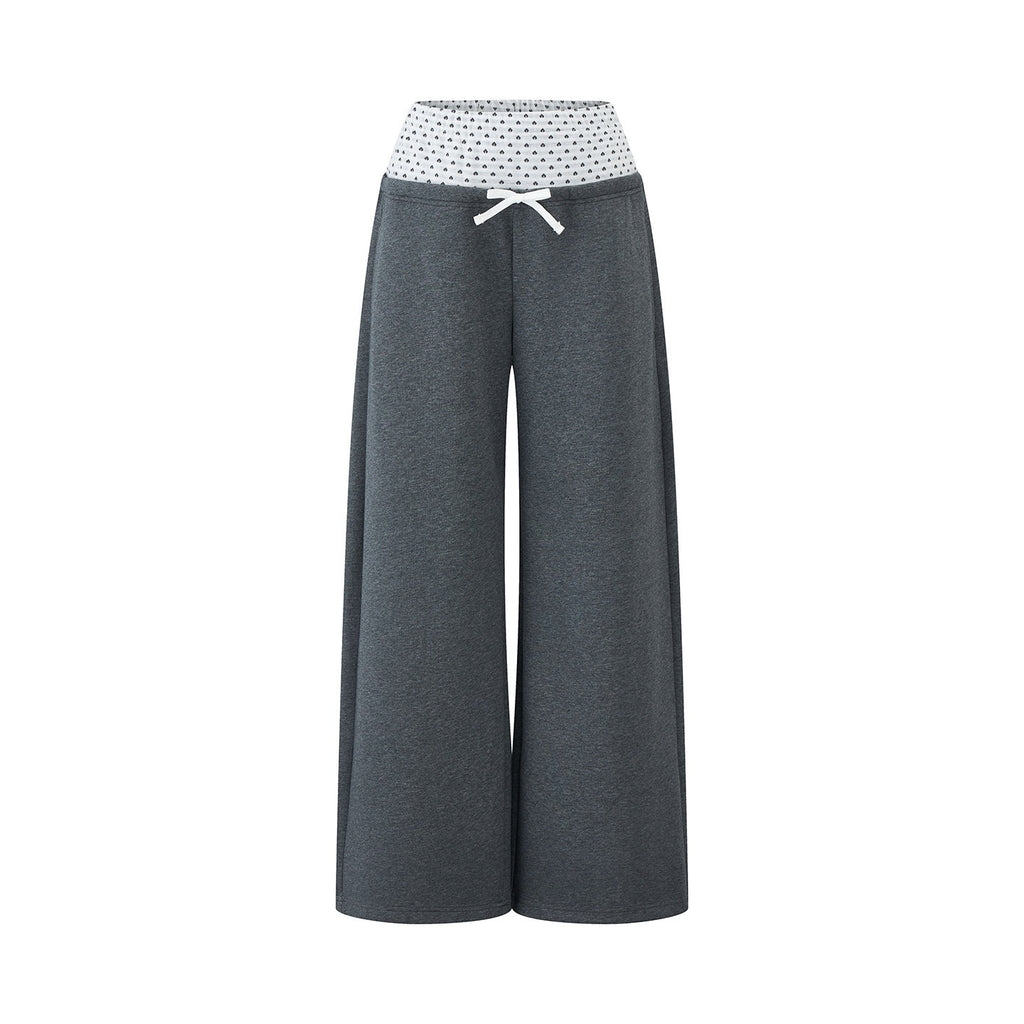 EZEK_Polka_Dot_Colorblock_Patchwork_Pocket_Women's_Cotton_Blend_Straight-leg_Pants_1063171461097_MISSTT